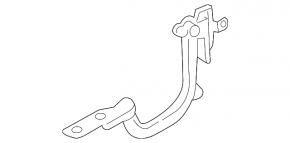 Hood hinge left BMW i3 14-20