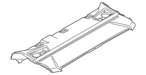 Rear shelf BMW 5 G30 17-23 black, Bowers & Wilkins