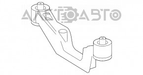 Rear Differential Bracket Toyota Highlander 14-19 3.5