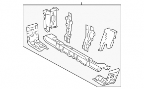 Lower TV bar for Lexus ES350 07-12