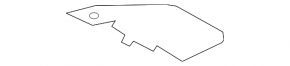 Trunk lid left Lexus LS460 LS600h 07-08