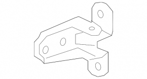 Lower rear left door hinge for Honda CRV 12-16