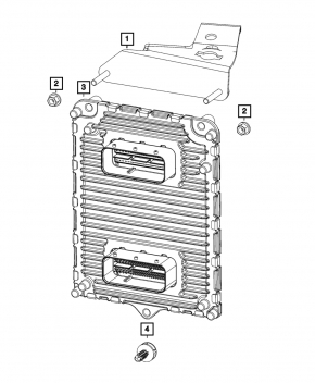 ECU block engine computer Dodge Challenger 15- 3.6