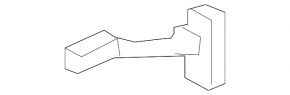 Rear left door stop for Lexus LS460 LS600h 07-17