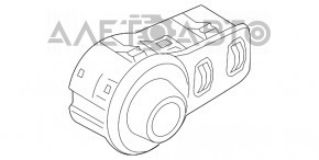 Light control Fiat 500X 16- under fog lights