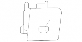 Toyota Highlander 20-22 black rear left seat 2nd row adjustment lever
