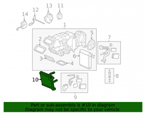 Acura MDX 07-13 Heater Radiator