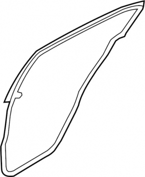 Door seal rear right Infiniti Q50 14-20