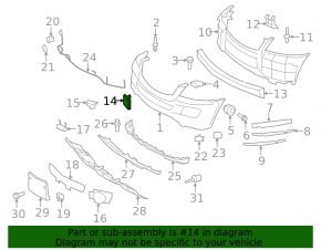 Mercedes X164 GL W164 ML Front Bumper Tow Hook Cap
