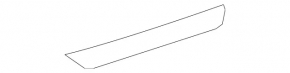 Door sill outer rear left Mercedes GLS-class X166 13-19 chrome