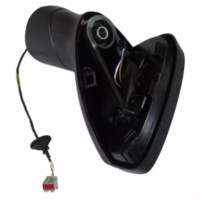 Left side mirror complete Ford Fiesta 11-19 blue