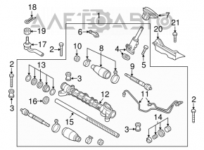 Mazda3 MPS 09-13 steering rack