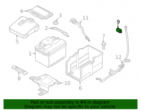 Battery Gasket Ford Focus mk3 11-18