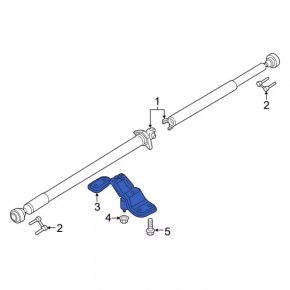 Propshaft bracket Lincoln MKC 15-19