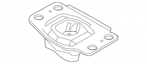 Left engine mount for Ford Fusion mk5 13-20 2.0T 2.5
