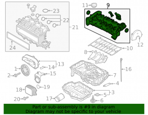 Valve cover VW Jetta 19-21 1.4T