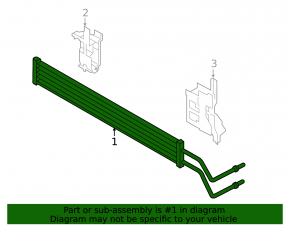 Power Steering Cooling Radiator for BMW 7 Series F01 11-15, 740lxi, 4.4L, 750i, 750Li, 6.0L Turbo