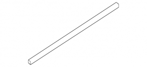 Rear left inner glass seal Volvo XC90 16-22
