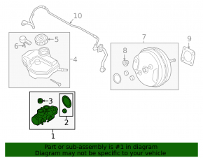 Brake Master Cylinder BMW 5 G30 18-23 4.4T
