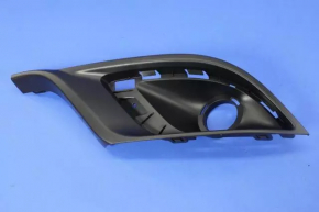 Fog light frame assembly left Dodge Durango 14-20 with chrome moldings