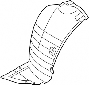 Front right fender liner for Infiniti QX50 14-17