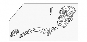 Rear right door lock Kia Forte 20-24 4d