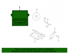 Monitor, display, navigation Subaru Outback 10-14