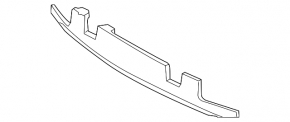Hyundai Sonata 11-13 Rear Bumper Absorber