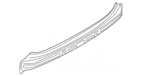 Rear panel Audi A3 8V 15-18 4d, 5d, outer part
