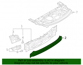 Rear panel Audi A3 8V 15-18 4d, 5d, outer part