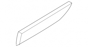 Lower rear right door trim for Porsche Macan 22-26