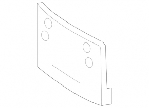 Front license plate area for Mercedes W164 ML350 06-11