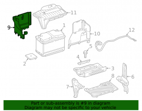 Battery housing assembly Mercedes CLA 14-19