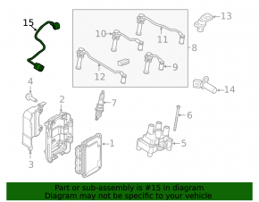 Knock Sensor Ford Escape MK3 13-19 2.0T