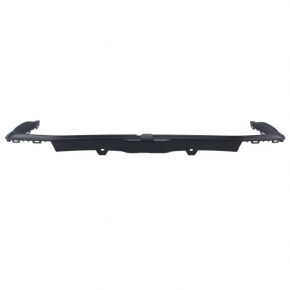 Front bumper molding upper Ford Mustang Mach-E 21-23 for camera, black gloss
