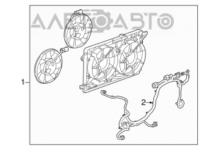 Chevrolet Volt 11-15 Engine Cooling Fan Wiring