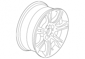 Wheel disk R18 350 style BMW 5 F10 09-16 8x18