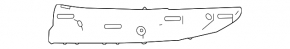 Front right headlight molding for Toyota Prius 2023-2026