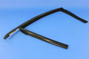 Upper door molding front left Jeep Cherokee KL 14- matte with glass seal