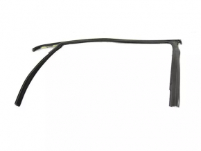 Upper door molding front left Jeep Cherokee KL 14- matte with glass seal