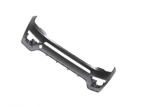 Jeep Compass 17-21 front bare bumper, upper part with plug, dented, bump