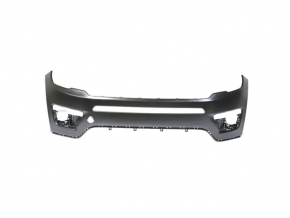 Jeep Compass 17-21 front bare bumper, upper part with plug, dented, bump