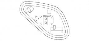 Door panel inner front left Audi A5 F5 17-