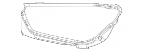 Headlight seal front left Mercedes W167 GLE 350 450 20-23