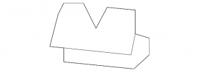 Front bumper mount (bumper-wing) left Mazda 3 09-13
