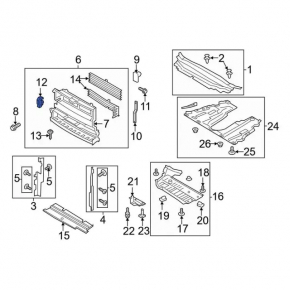 Lincoln MKZ 17-20 blind actuator motor