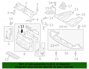 Lincoln MKZ 17-20 blind actuator motor
