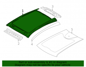 Metal roof Ford Mustang Mach-E 21-23 for panorama