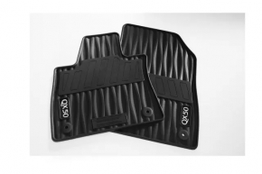 Set of floor mats for Infiniti QX50 19-20 black rubber
