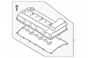 Valve cover VW Passat b7 12-15 USA 3.6